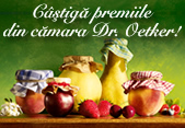 Câştigă premiile din cămara Dr. Oetker!