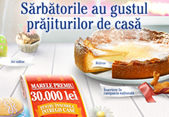 Sărbătorile au gustul prăjiturilor de casă