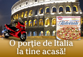 O porţie de Italia la tine acasă!